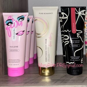 Choochy Conditioning Shave Cream-Dirty French, Love Story + Vuluxe Flirt